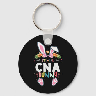 I'm The Cna Certified Nursing Istant Bunny Easter Key Ring