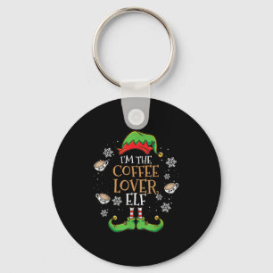 Im The Coffee Lover Elf Christmas  Key Ring