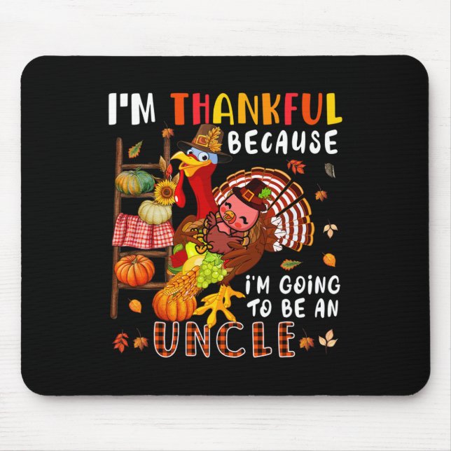 I'm the Coffee Turkey 2023 Thanksgiving Family Aut Mouse Pad (Front)