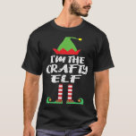 I'm The Crafty Elf Matching Family  Christmas T-Shirt<br><div class="desc">I'm The Crafty Elf Matching Family  Christmas</div>