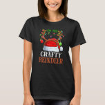 I'm The Crafty Reindeer Christmas  Pyjamas Family  T-Shirt<br><div class="desc">I'm The Crafty Reindeer Christmas  Pyjamas Family Xmas</div>