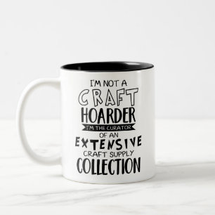 i'm the curator of an extensive craft supply Rooms Two-Tone Coffee Mug