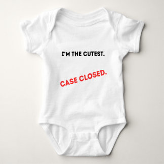 I'm the Cutest Case Closed Baby Bodysuit