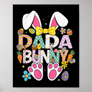 Im The Dada Bunny Matching Family Easter Party Poster