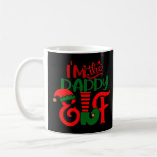 I'm The Daddy Elf Matching Family Group Christmas Coffee Mug