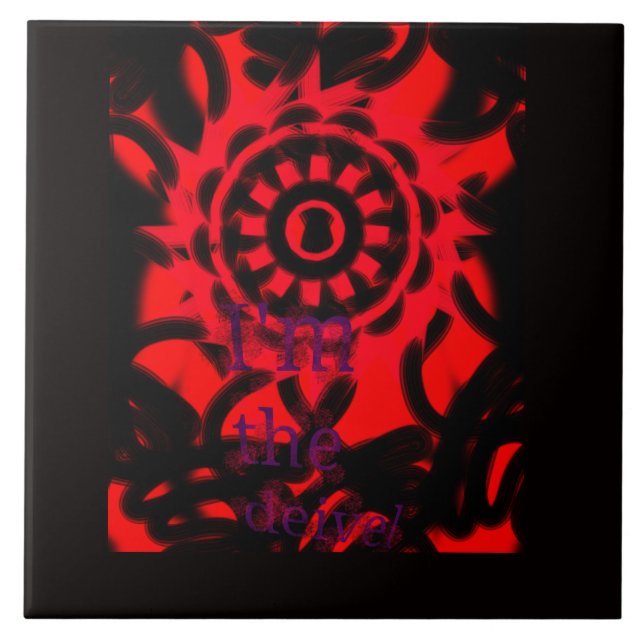 I'm the deivel  ceramic tile (Front)