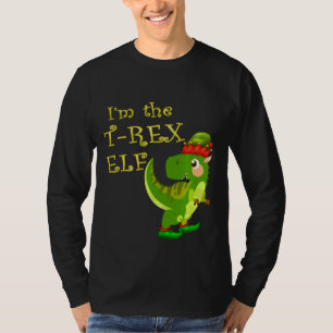 I'm The Dinosaur Trex Elf Costume Matching Family T-Shirt