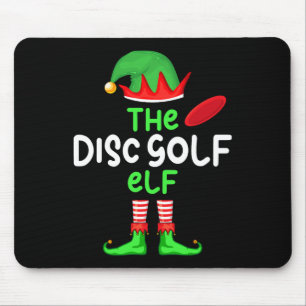 I'm The Disc Golf Elf Christmas Family Matching Pa Mouse Pad