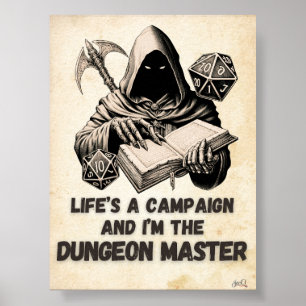 I'm the Dungeon Master Gaming Poster