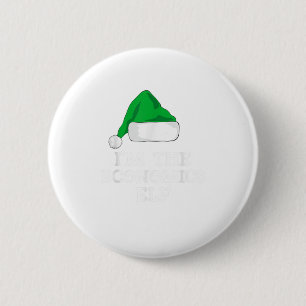I'm The Economics Elf Funny Family Gift 6 Cm Round Badge