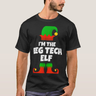 I'm The Eeg Tech Elf Family Pajama Christmas Funny T-Shirt