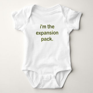 I'm The Expansion Pack (Ylw/Bk) Baby Bodysuit