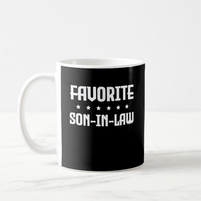 I'm The Favorite Son In Law Awesome Gift Ideas Coffee Mug (Left)