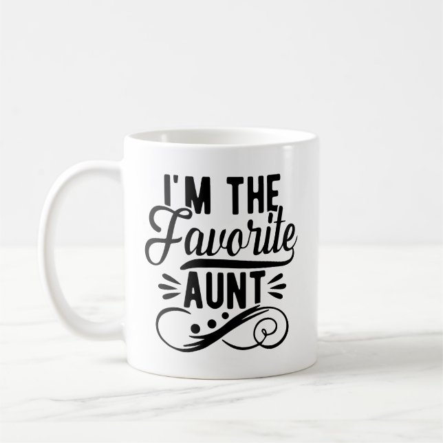 I'm The favourite Aunt Coffee Mug (Left)