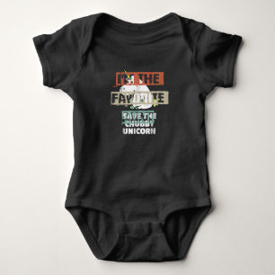 Im The Favourite Aunt Gift Baby Bodysuit