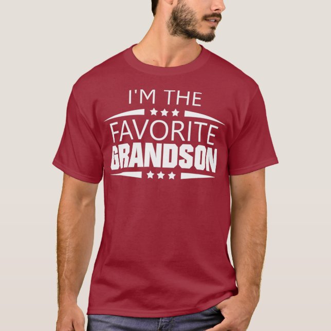 Im The Favourite Grandson T-Shirt (Front)
