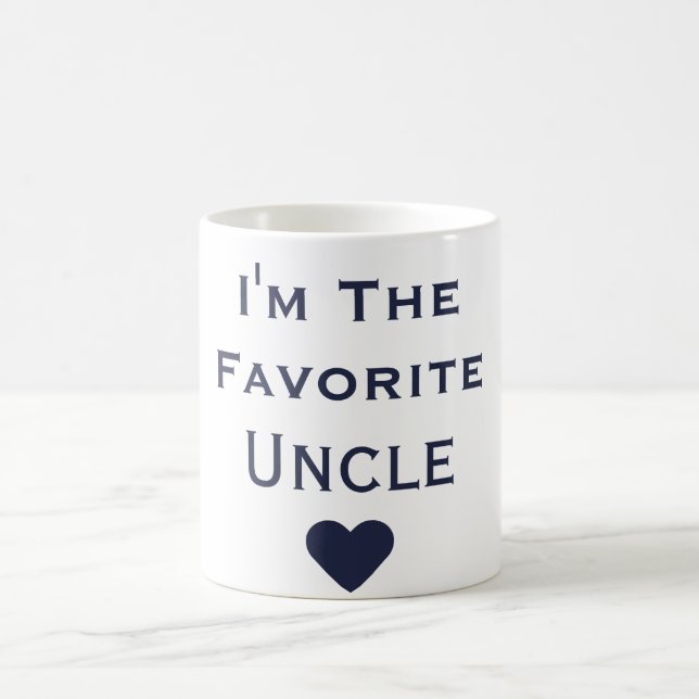 I'm The Favourite Uncle Navy Mug (Center)