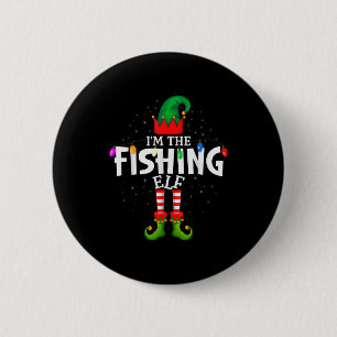 I'm The Fishing Matching Christmas Family  6 Cm Round Badge