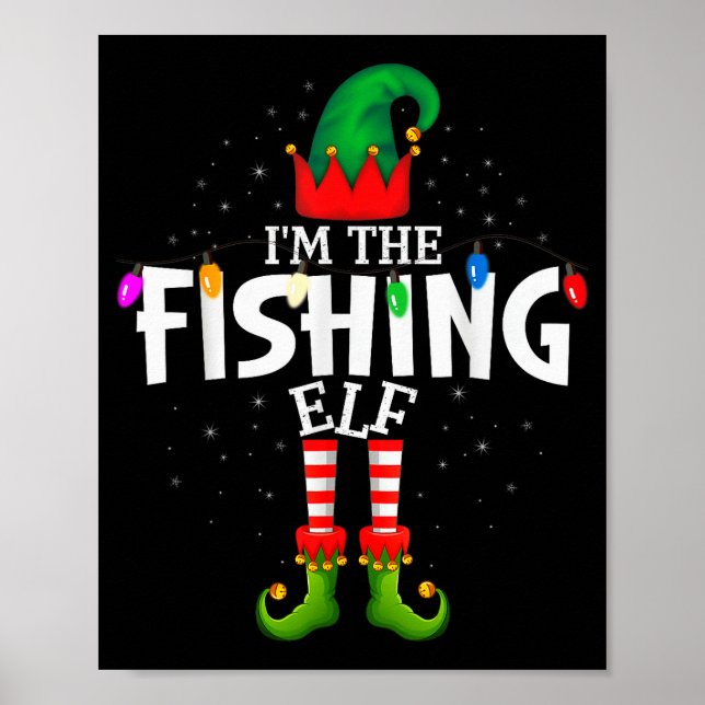 I'm The Fishing Matching Christmas Family  Poster (Front)