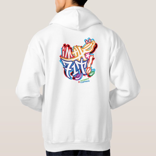 I'm The FIT Graffiti Multicolor Hoodie (Back)