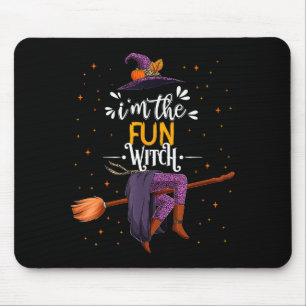 Im The Fun Witch Halloween Matching Group Costume Mouse Pad