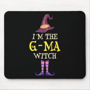I'm The G-ma Witch Costume Halloween Funny Witchy Mouse Pad