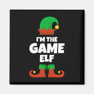 I'm The Game Elf Family Pajama Christmas Funny Gam Magnet
