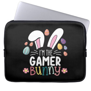 I'm The Gamer Bunny Gaming Easter Matching Laptop Sleeve