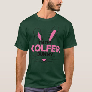 I'm The Golfer Bunny Graphic Cute Easter Day Costu T-Shirt