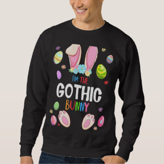I'm The Gothic Bunny Easter Party Matching Family Sweatshirt