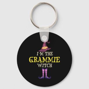 I'm The Grammie Witch Costume Halloween Funny Witc Key Ring