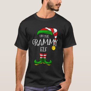 I'm The Grammy Elf Group Christmas Matching Family T-Shirt