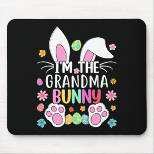 I'm The Grandma Bunny Cute Easter Rabbit Ears Gigi Mouse Pad