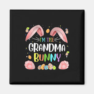 I'm The Grandma Bunny Cute Matching Family Easter Magnet