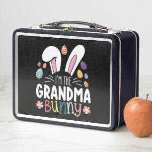 I'm The Grandma Bunny Easter Family Matching Metal Lunch Box
