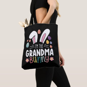I'm The Grandma Bunny Easter Family Matching Tote Bag