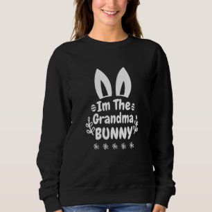 I'm The Grandma Bunny Family Matching Grandma East Sweatshirt
