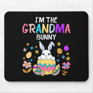 I'm The Grandma Bunny Happy Easter Day Women Rabbi Mouse Pad