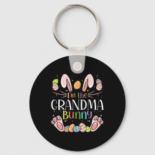 I'm The Grandma Bunny Matching Family Easter Party Key Ring