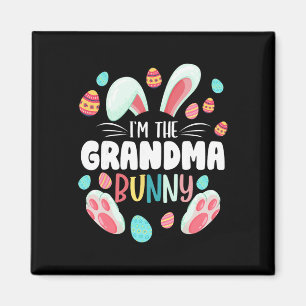 I'm The Grandma Bunny Matching Family Easter Party Magnet