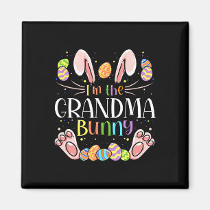 I'm The Grandma Bunny Matching Family Easter Party Magnet
