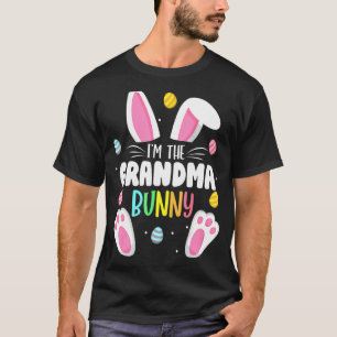 I'm The Grandma Bunny Mum Family Matching  Easter  T-Shirt