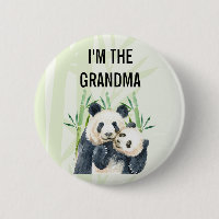 I'm the Grandma Cute Watercolor Panda Bears