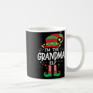 I'm The Grandma Elf Family Group Matching Christma Coffee Mug