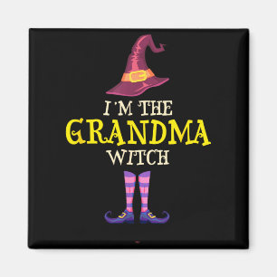 Im The Grandma Witch Costume Halloween Funny Magnet