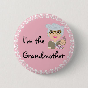 I'm the Grandmother 6 Cm Round Badge