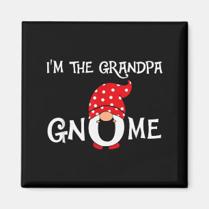 I'm The Grandpa Gnome Funny Christmas Gnome Magnet