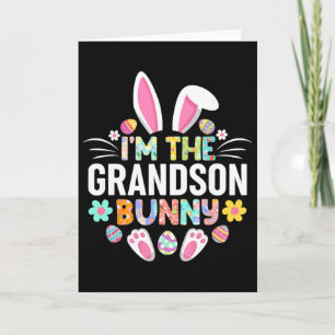 I'm The Grandson Bunny Funny Easter Day Family Mat Card