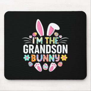 I'm The Grandson Bunny Funny Easter Day Family Mat Mouse Pad