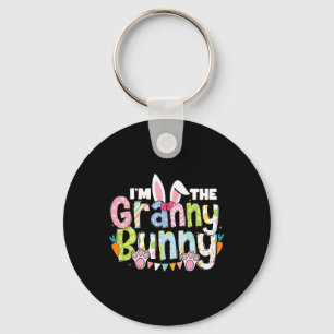 I'm The Granny Bunny Matching Family Easter Party  Key Ring